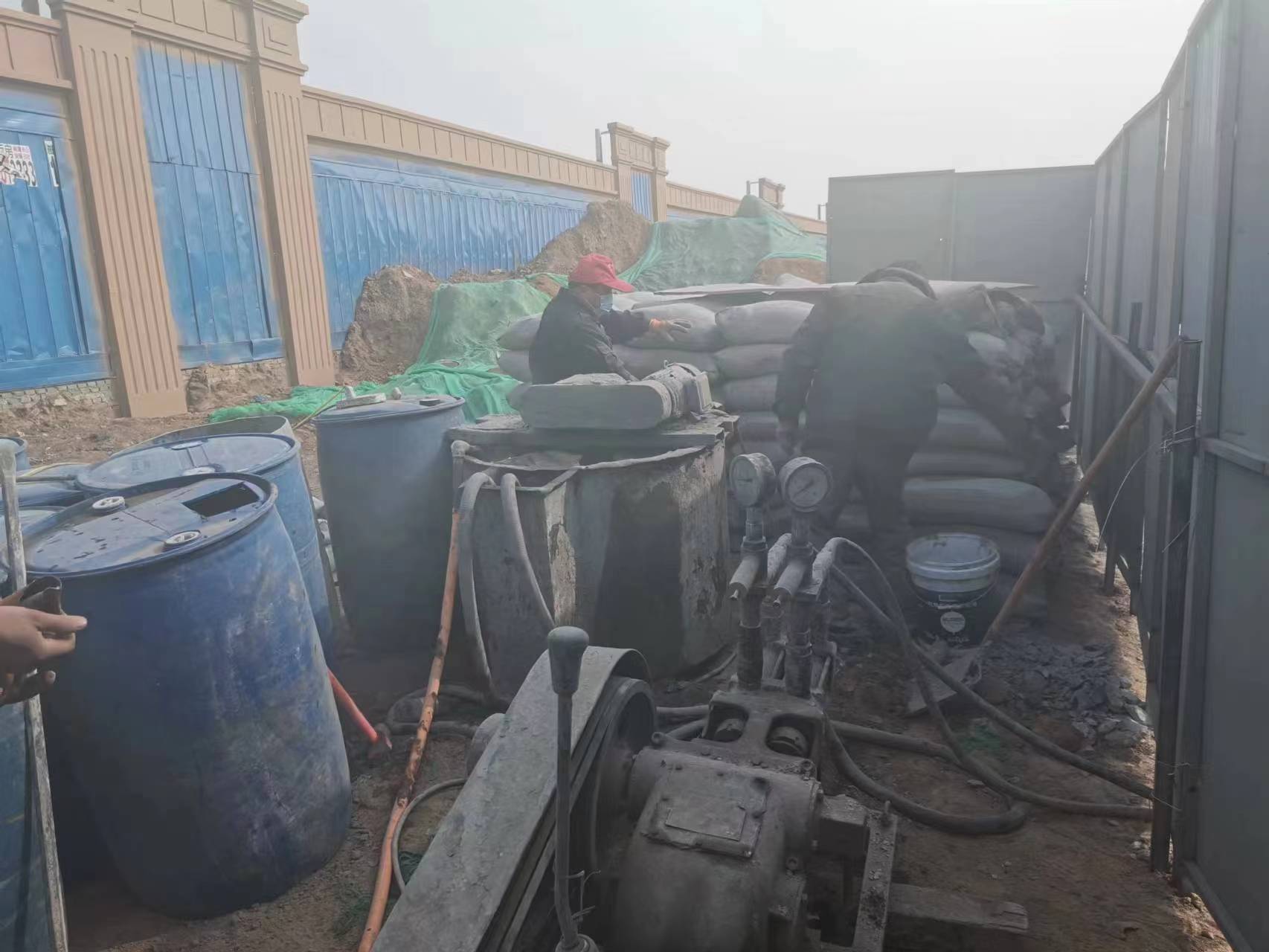 稷山地基沉降注浆加固